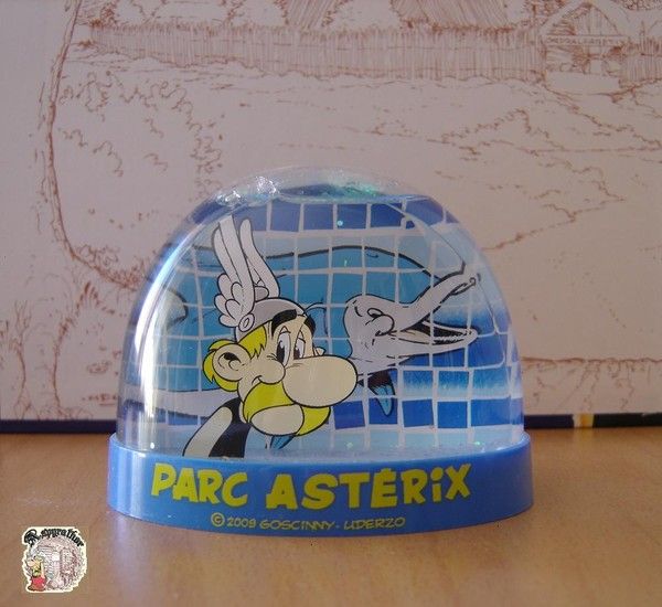 Serre tête oreilles Idéfix PARC ASTERIX chien blanc noir Goscinny-U
